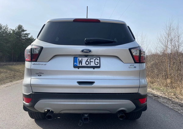Ford Escape cena 66000 przebieg: 75500, rok produkcji 2018 z Sochaczew małe 277